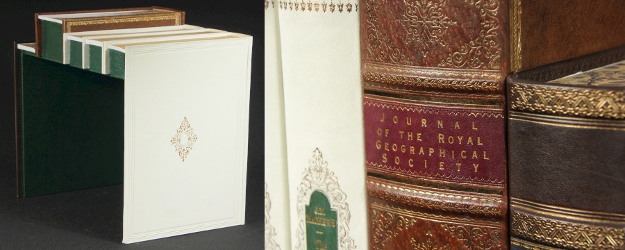Faux fake books Antique spines