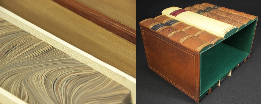 Faux fake books Antique spines