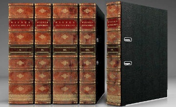 Genuine Leather Personalised Magazine Files